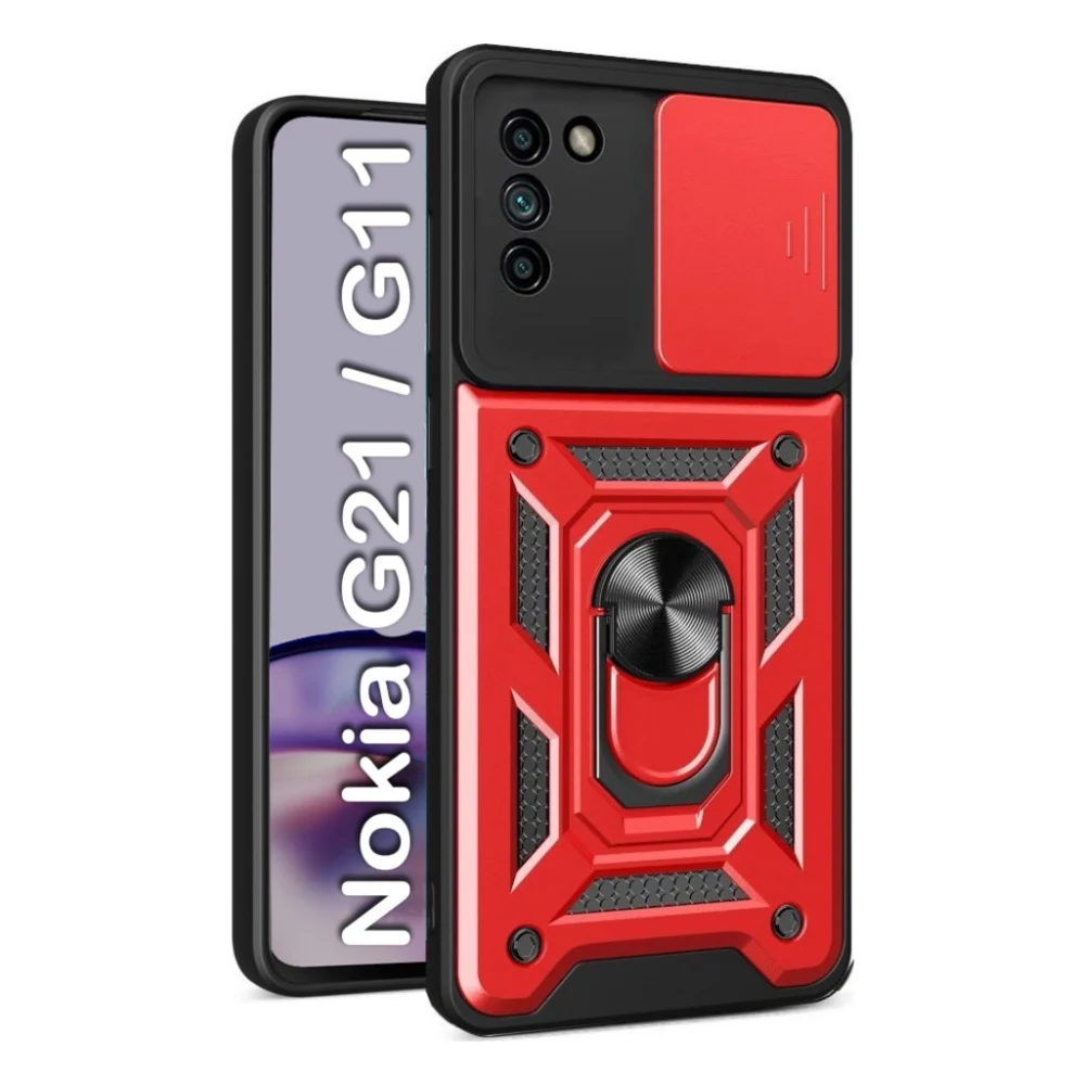 Чохол до мобільного телефона BeCover Military Nokia G21 / G11 Red (709108)