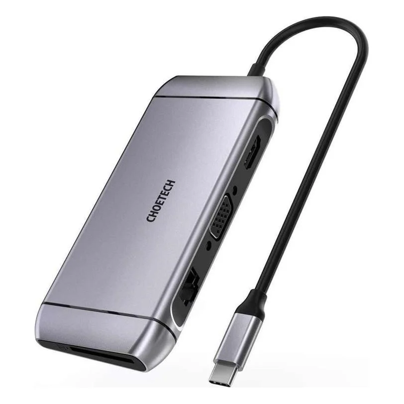 Концентратор Choetech HUB-M15 9 in 1 USB-C Multiport Adapter