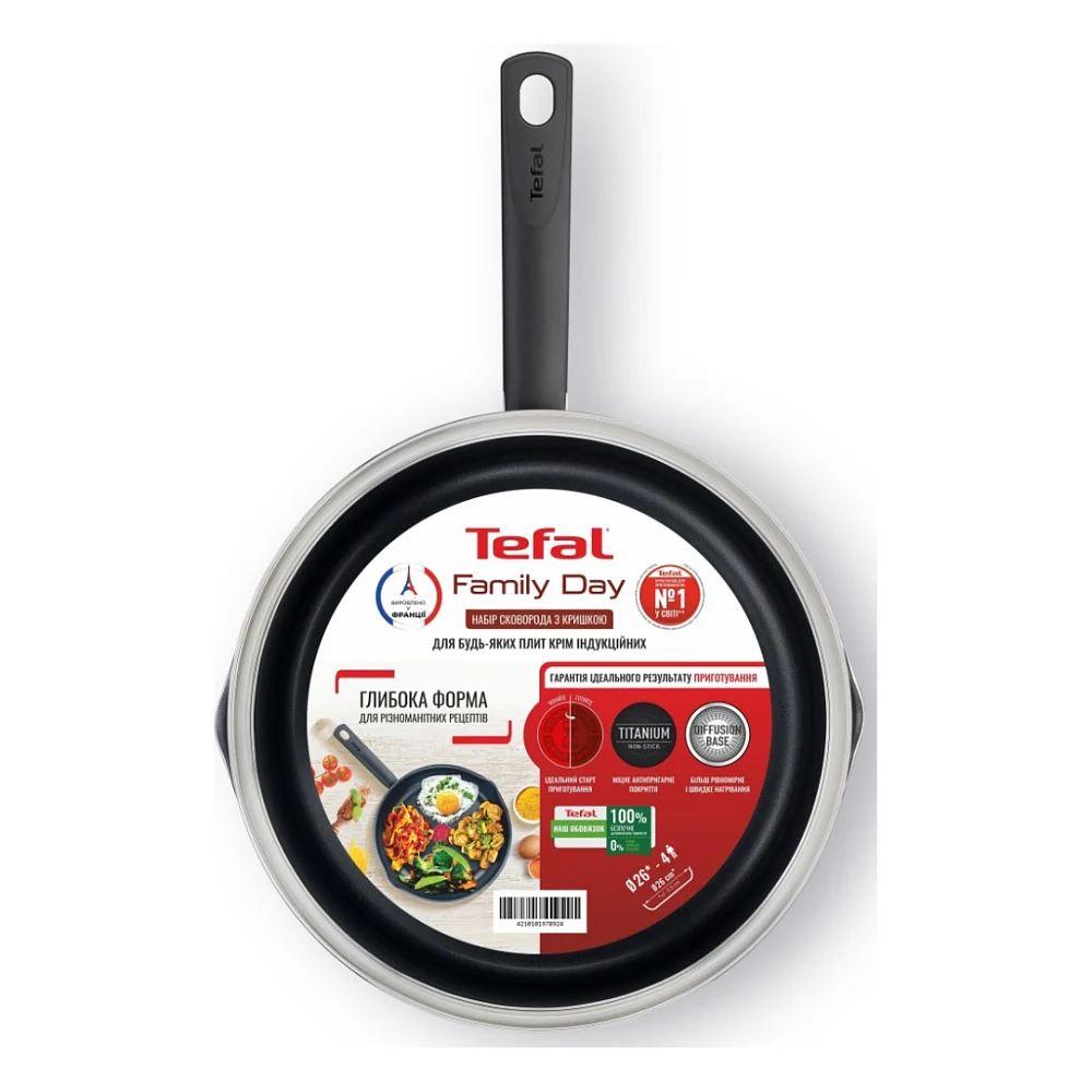 Сковорода Tefal Family Day 26 см (B5660553UA) — фото 6
