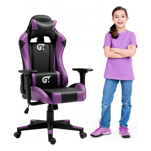 Крісло ігрове GT Racer X-5934-B Black/Violet (X-5934-B Kids Black/Violet) — фото 2