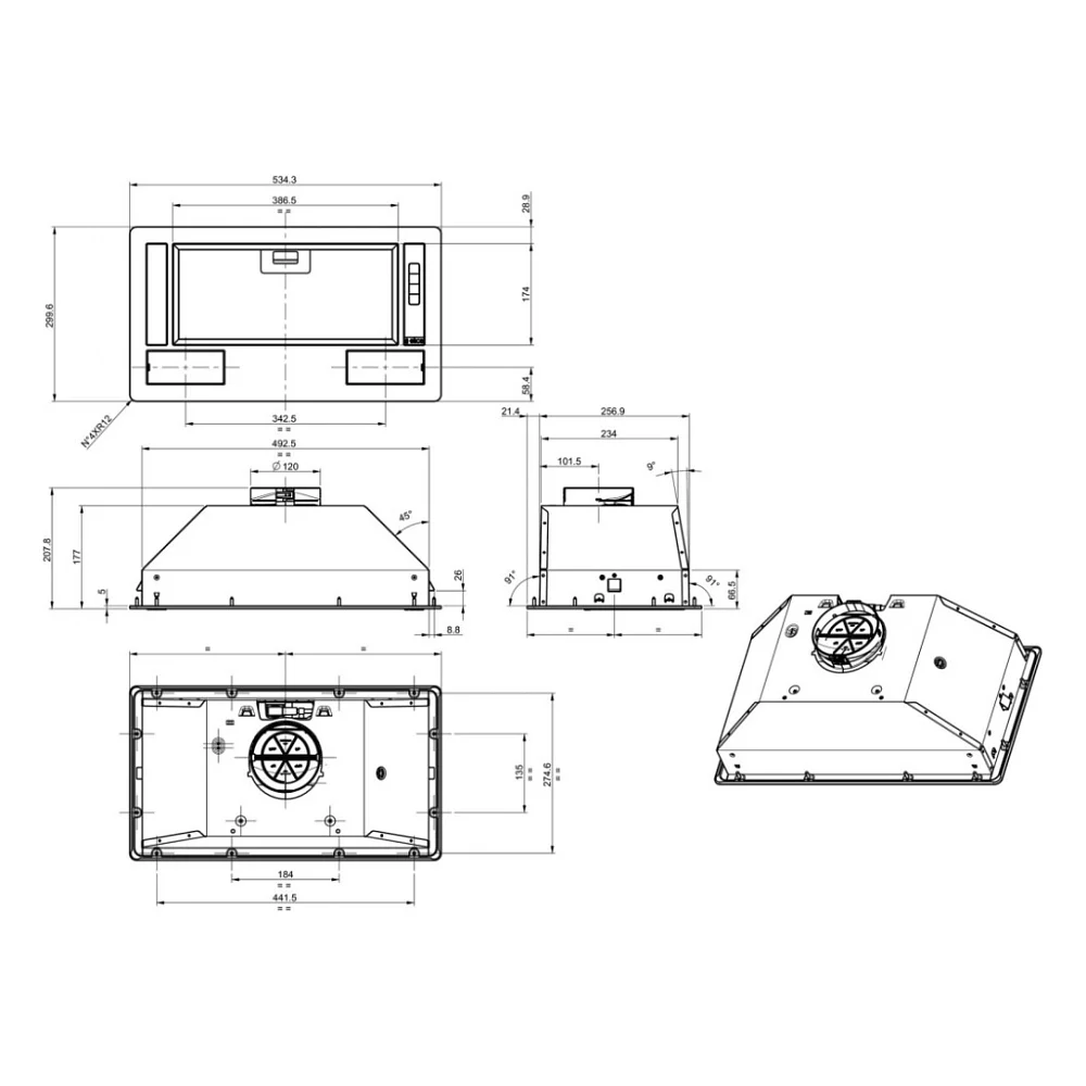 Витяжка кухонна Gorenje BHI611ES — фото 7