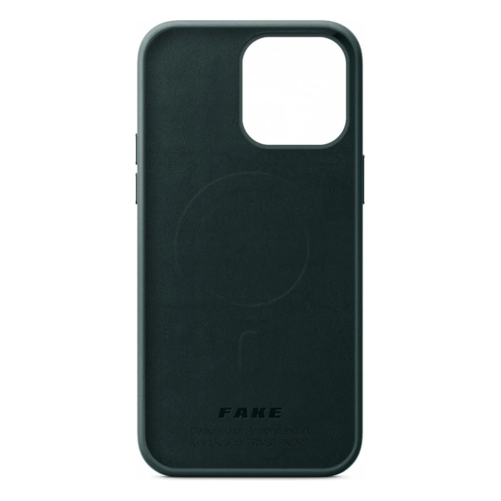 Чохол до планшета Armorstandart FAKE Leather Case Apple iPhone 13 Pro Shirt Green (ARM61372) — фото 2