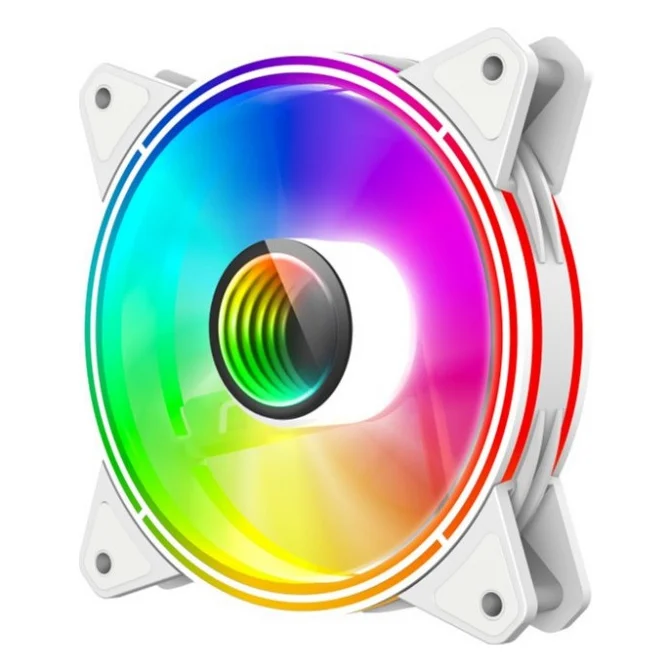 Кулер до корпусу Gamemax FN-12Rainbow-Q-Infinity WT