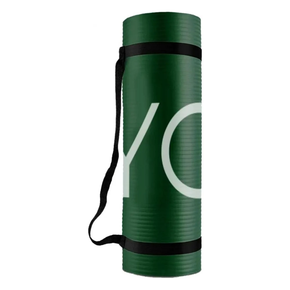 Килимок для йоги PowerPlay 4151 NBR Performance Mat 183 x 61 x 1.5 см Зелений (PP_4151_Green) — фото 3