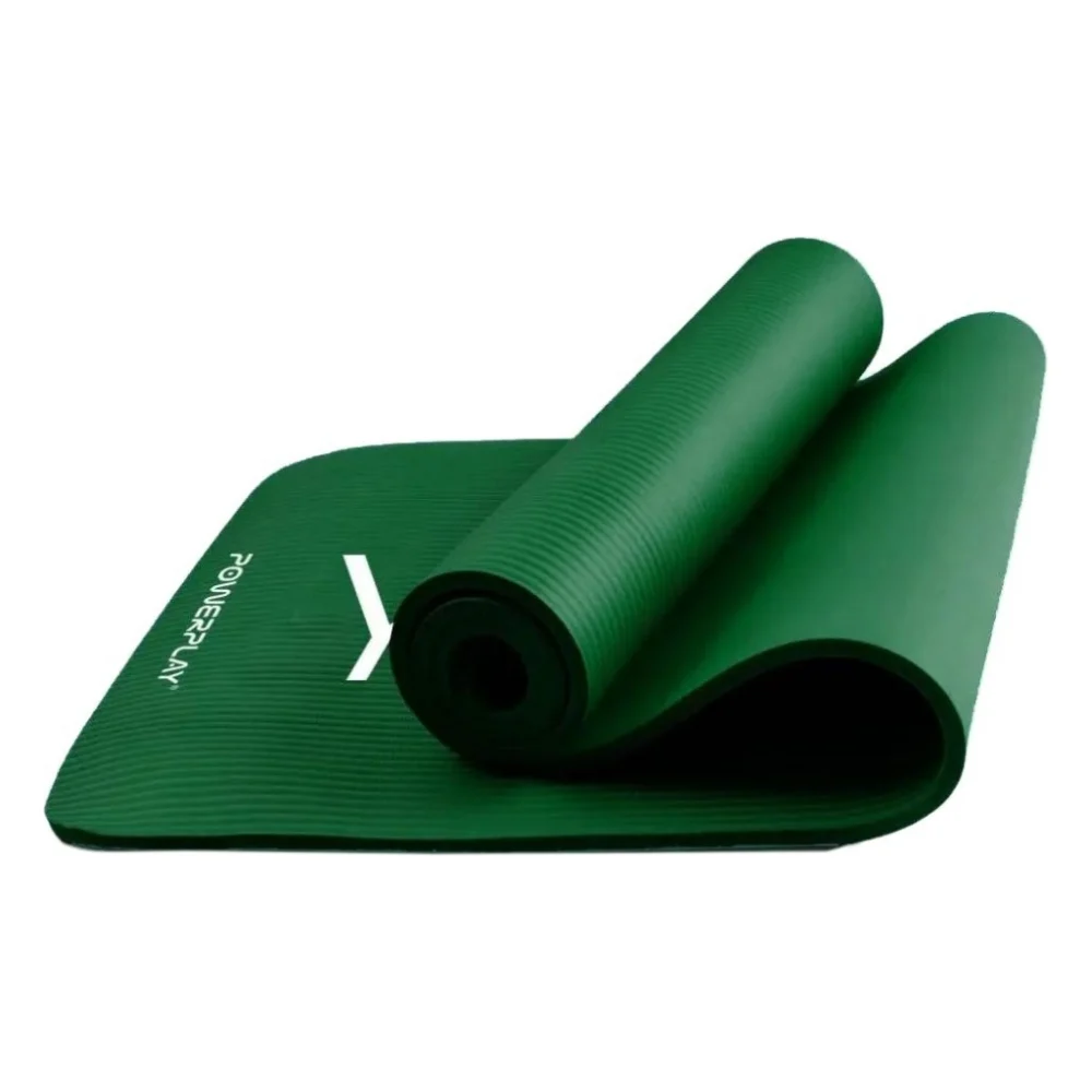 Килимок для йоги PowerPlay 4151 NBR Performance Mat 183 x 61 x 1.5 см Зелений (PP_4151_Green) — фото 4