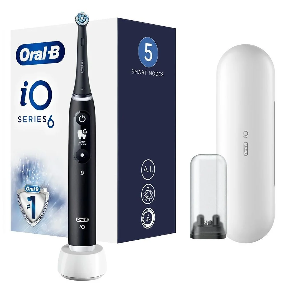 Електрична зубна щітка Braun Oral-B iO Series 6 iOM6.1B6.3DK Black — фото 3