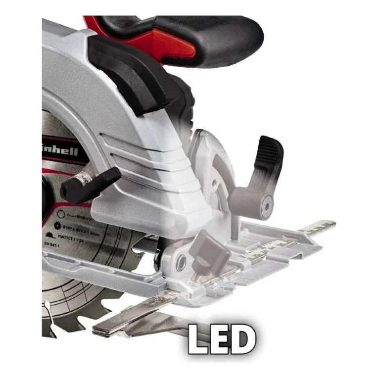 Дискова пила Einhell TE-CS 18/190 Li BL - Solo акум., PXC, 18В, диск 190х20 мм (без АКБ та ЗП) (4331210) — фото 5