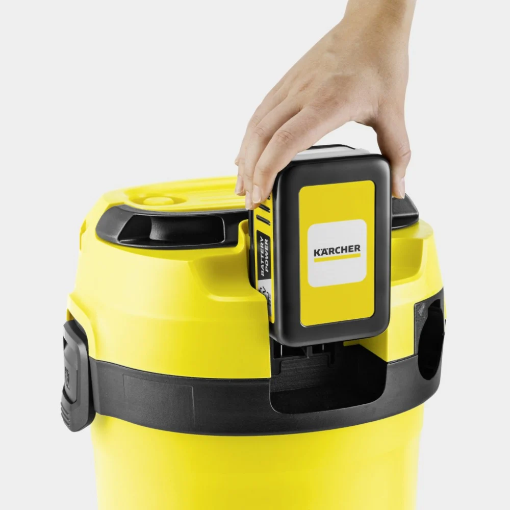 Пилосос будівельний Karcher WD 3-18 17л, 18В, (без АКБ та ЗП) (1.628-550.0) — фото 4