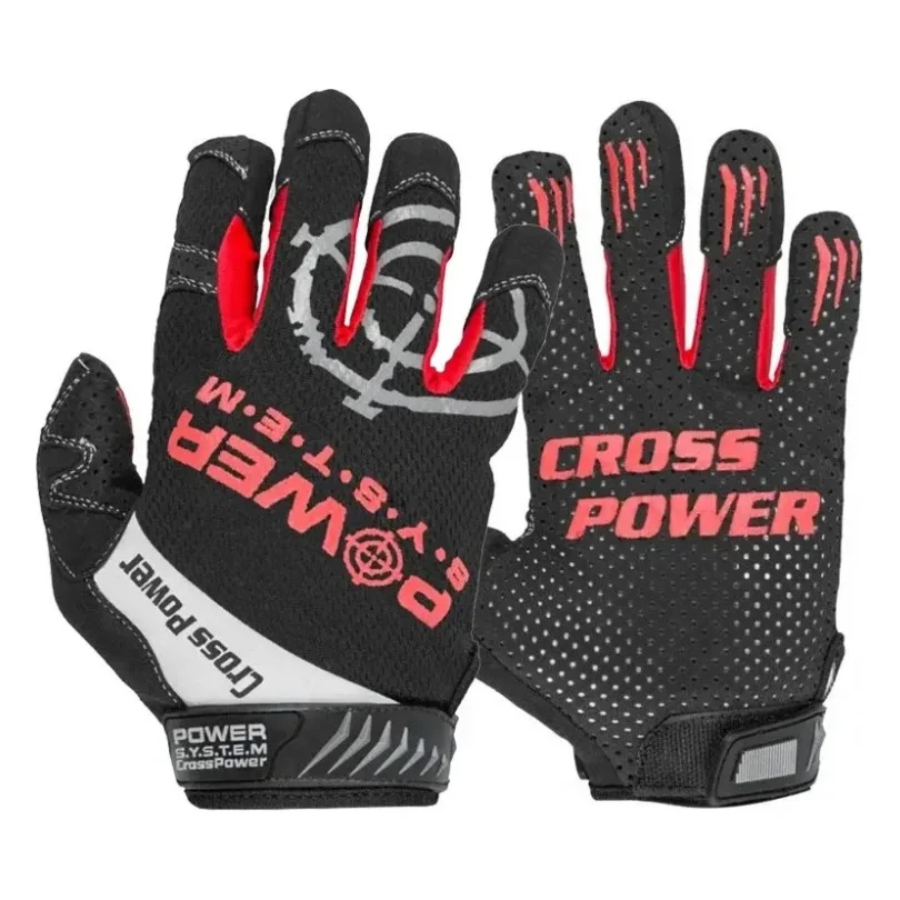 Рукавички для фітнесу Power System Cross Power PS-2860 Black/Red XL (PS-2860_XL_Black-red)