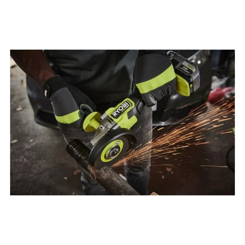 Шліфувальна машина Ryobi RAG18X-0, 18В ONE+ НР, безщіткова, 125мм (без АКБ та ЗП) (5133005011) — фото 5