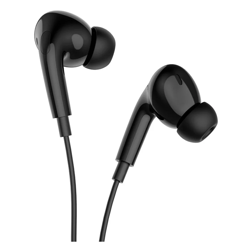 Навушники Hoco M101 Pro Crystal sound wire-controlled Black