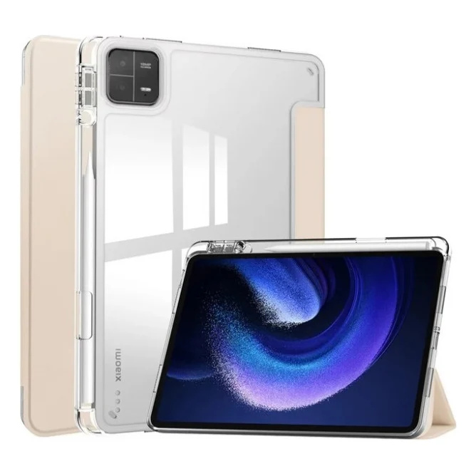Чохол до планшета BeCover TPU Edge stylus mount Xiaomi Mi Pad 6 / 6 Pro 11" Rose Gold (709557) — фото 3