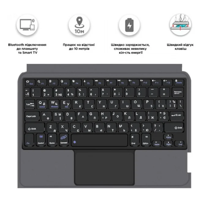 Чохол до планшета AirOn Premium Lenovo Tab P11 (TB-J606F) with Keyboard (4822352781101) — фото 11