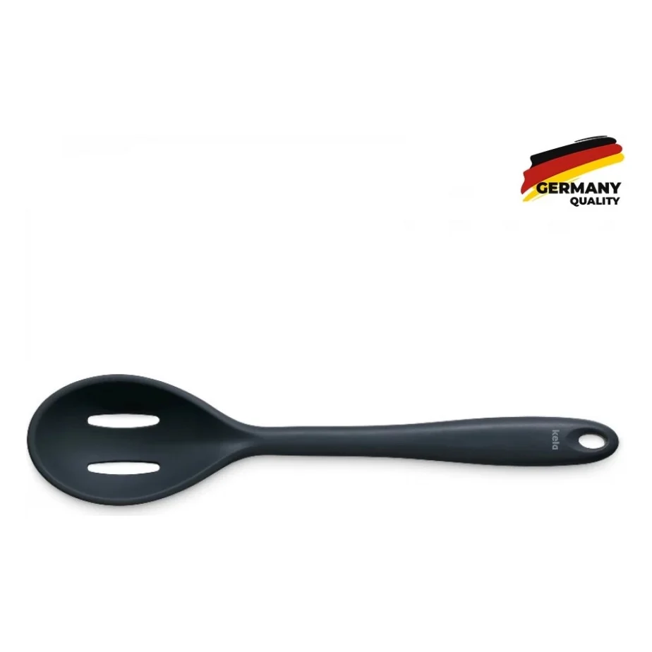 Ложка кухарська Kela Tom Slit 28 см Black (12627)