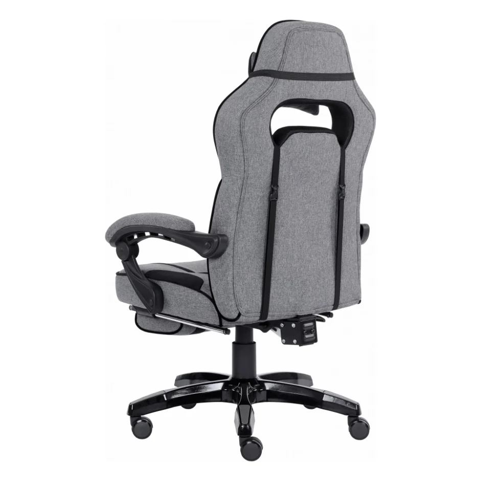 Крісло ігрове GT Racer X-2749-1 Gray/Black Suede (X-2749-1 Fabric Gray/Black Suede) — фото 4