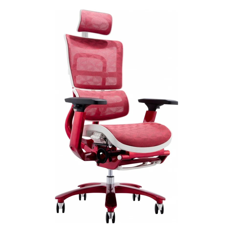 Офісне крісло GT Racer X-815L White/Red (X-815L White/Red (W-52))