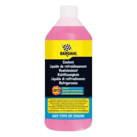Антифриз BARDAHL G12+ (-35) LIQUIDE DE REFROIDISSEMENT ROUGE червоний 1л (8511)