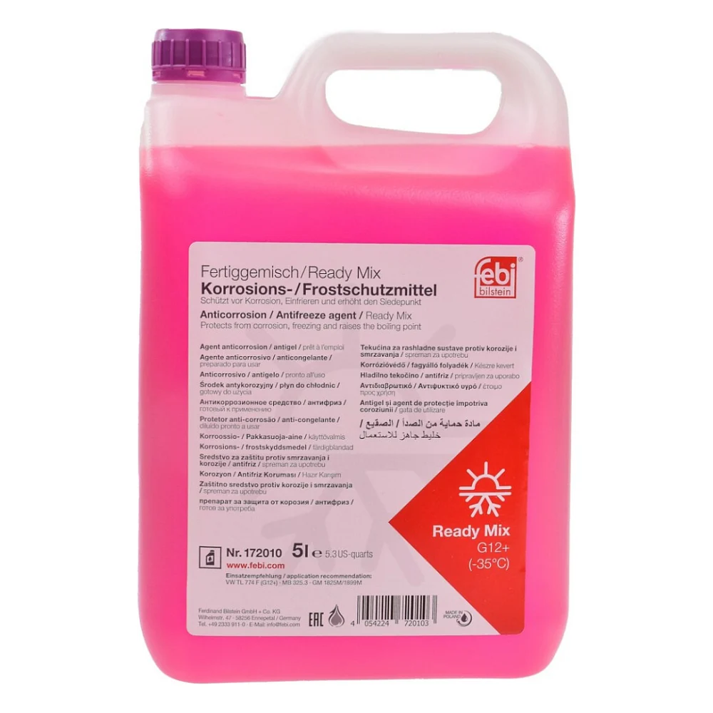Антифриз Febi G12+ 5л фіолетовий -35C (172010FE)