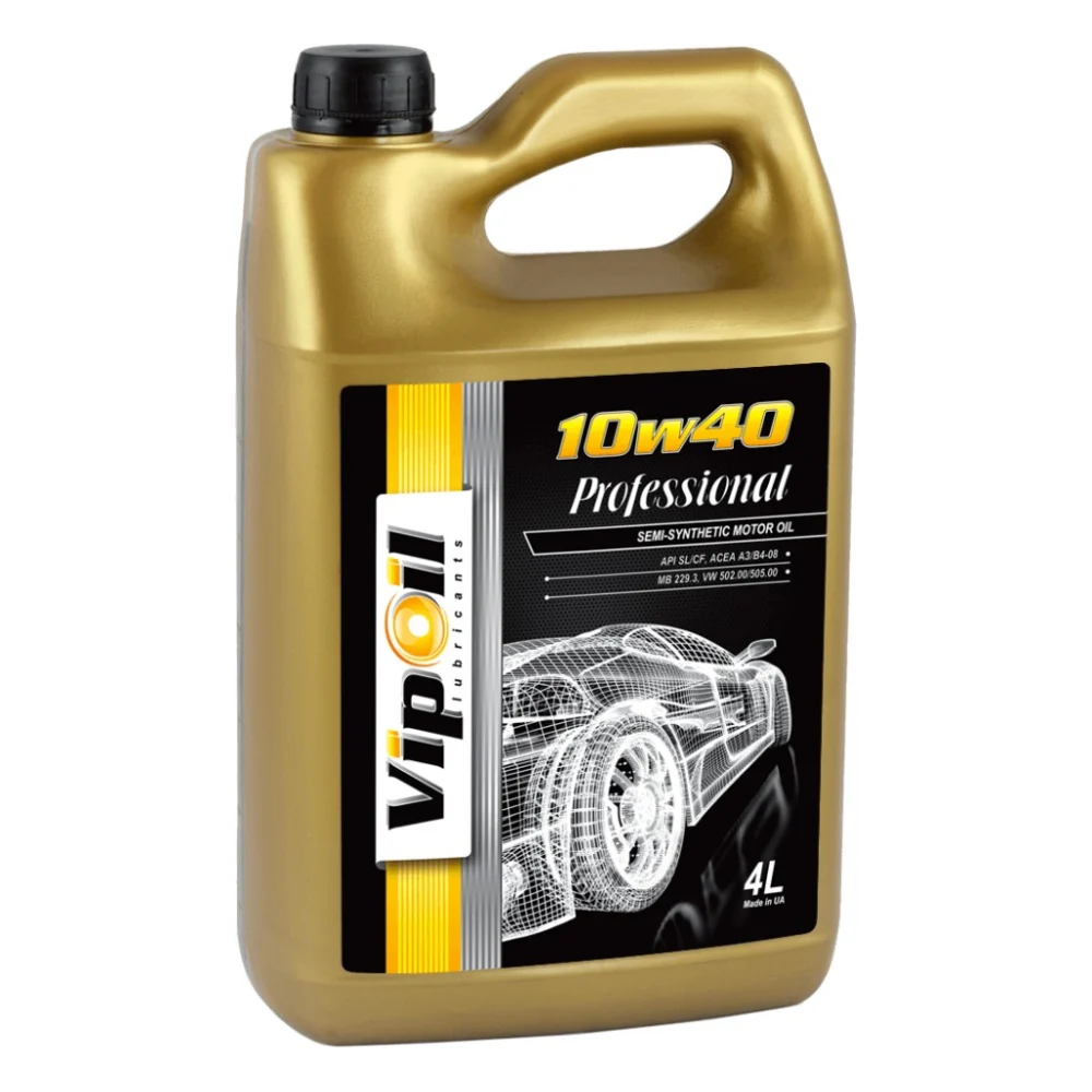 Моторна олива VIPOIL Professional 10W-40 SL/CF, 4л (0162827)