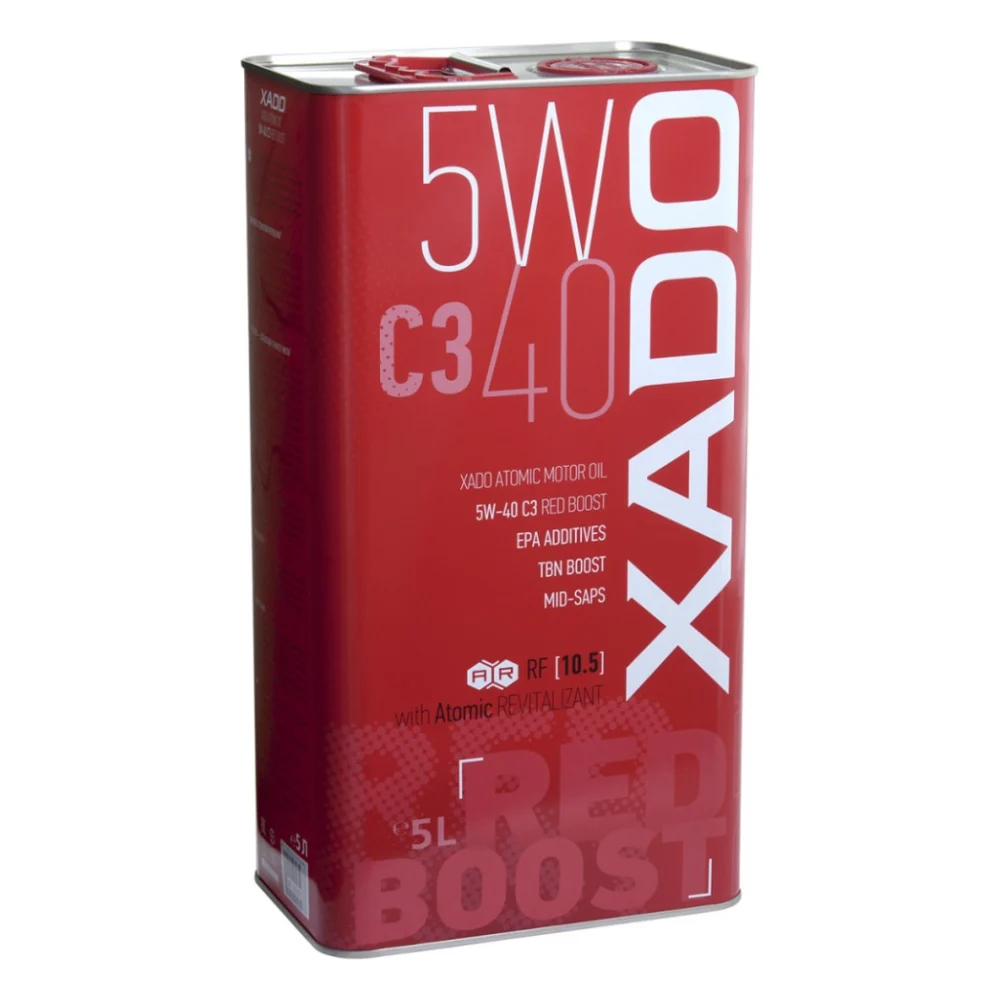 Моторна олива Xado 5W-40 C3 Red Boost 4 л (XA 26222)