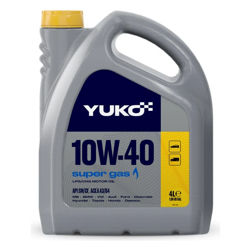 Моторна олива Yuko SUPER GAS 10W-40 4л (4820070245332)