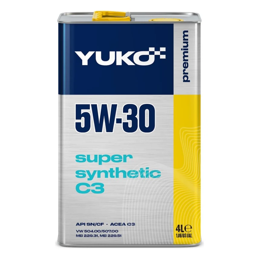 Моторна олива Yuko SUPER SYNTHETIC C3 5W-30 4л (4820070245660)