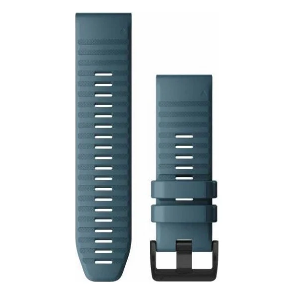 Ремінець до смарт-годинника Garmin fenix 6X 26mm QuickFit Lakeside Blue Silicone (010-12864-03)