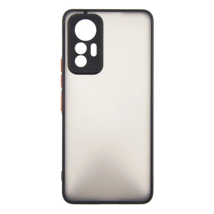 Чохол до мобільного телефона Dengos Matte Xiaomi 12 Lite (black) (DG-TPU-MATT-127)