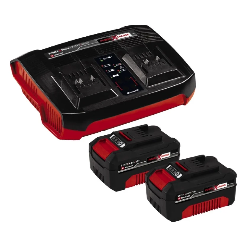Набір акумулятор + зарядний пристрій Einhell 18V 2x4.0Ah Twincharger Kit (4512112)