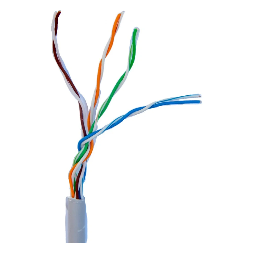 Кабель мережевий UTP 305м, cat.5e, CU, REELEX, 4*2*0,51, PVC, indoor, grey Gear Nutra (GEC-UTPCUR051305)