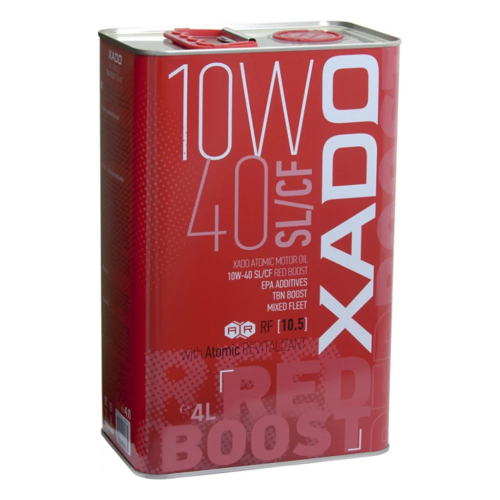 Моторна олива Xado 10W-40 SL/CF, Red Boost 4 л (ХА 26244)