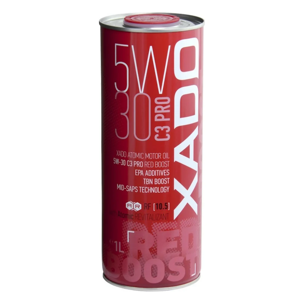 Моторна олива Xado 5W-30 C3 Pro  Red Boost     ( ж/б 1 л ) (XA 26168)