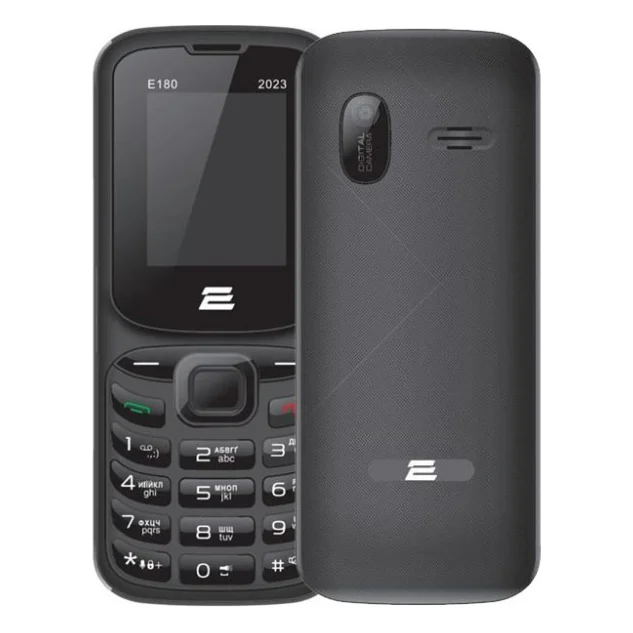 Мобільний телефон 2E E180 2023 Black (688130251044)