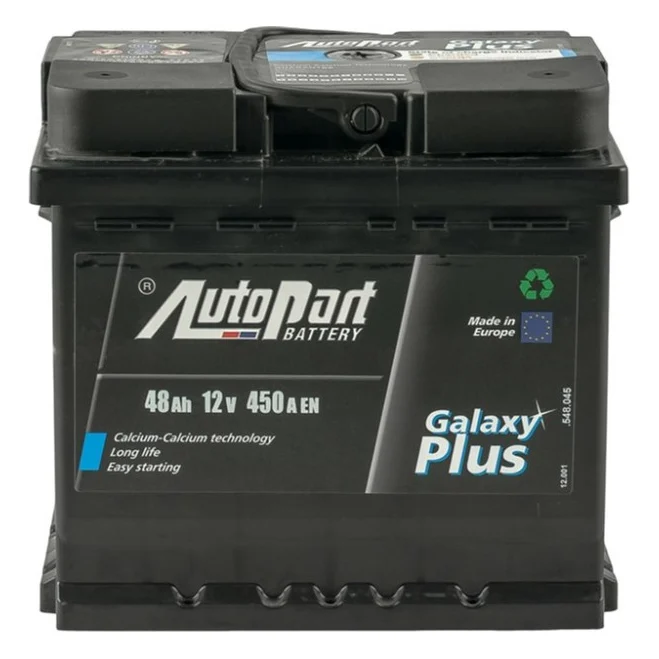 Акумулятор автомобільний AutoPart 48 Ah/12V Euro Plus (ARL048-P00)
