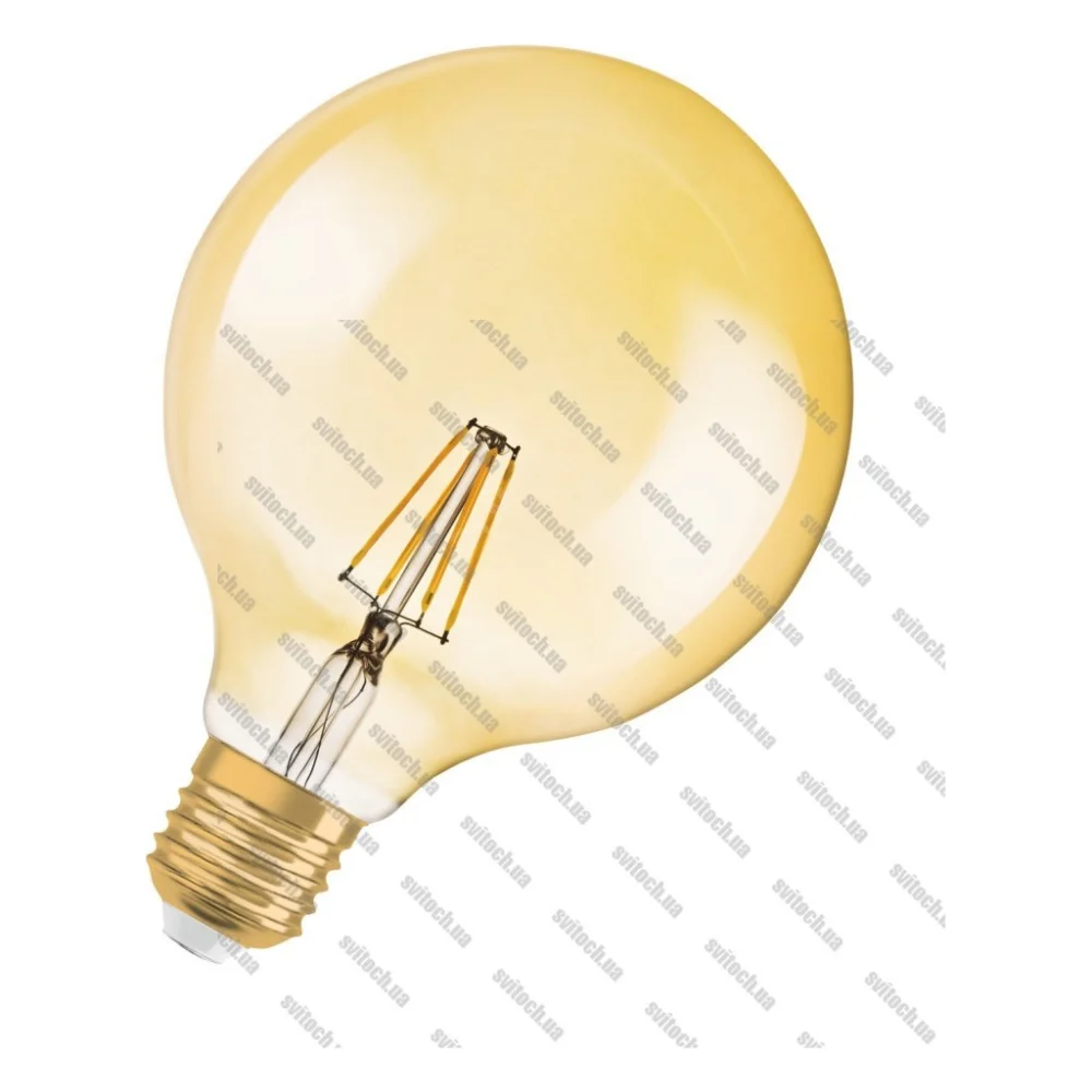 Лампочка Osram Vintage 1906 Filament G125 6,5W E27 2400K 220-240 (4058075809406)