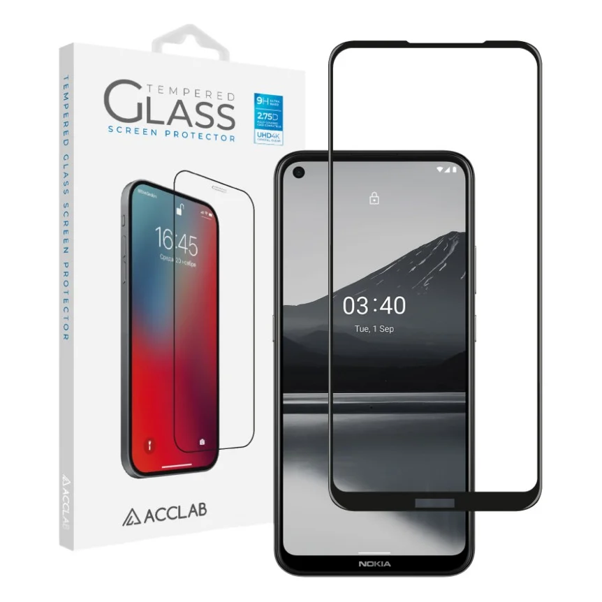 Скло захисне ACCLAB Full Glue Nokia 3.4 (1283126511516)