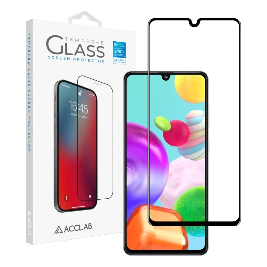 Скло захисне ACCLAB Full Glue Samsung A41 (1283126508585)