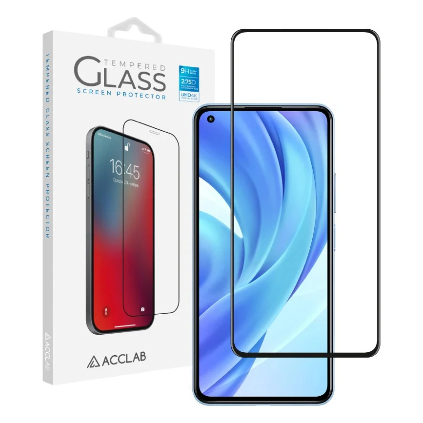 Скло захисне ACCLAB Full Glue Xiaomi Mi 11 Lite (1283126511837)
