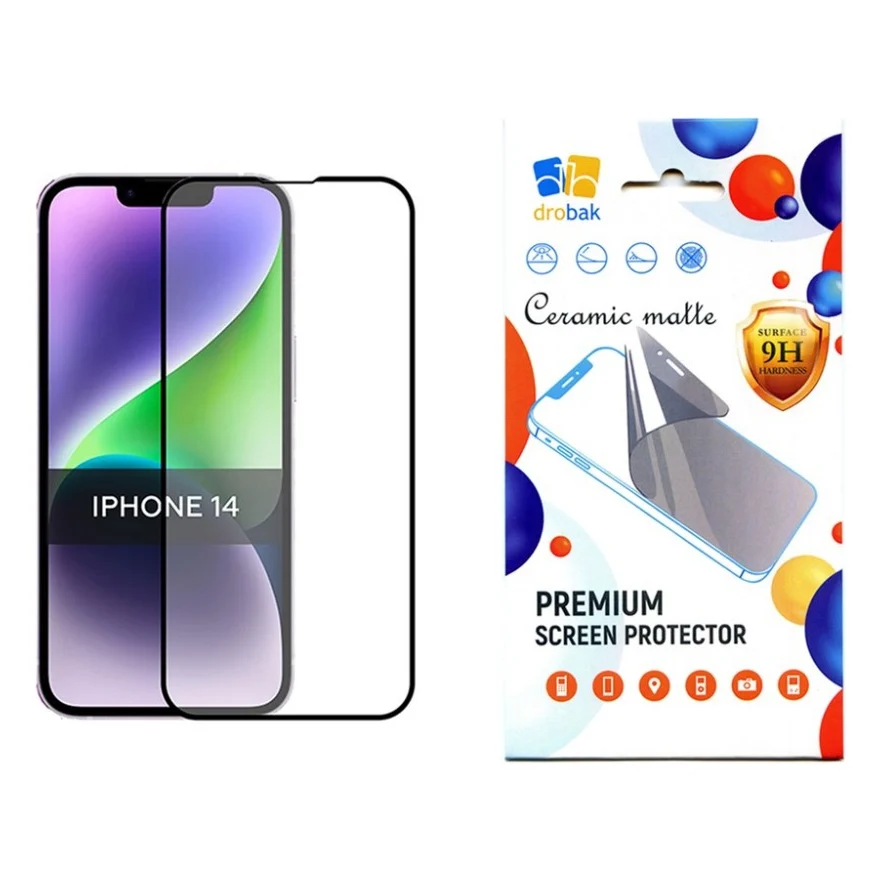 Скло захисне Drobak Matte Ceramics Apple iPhone 14 Plus (535325) (535325)