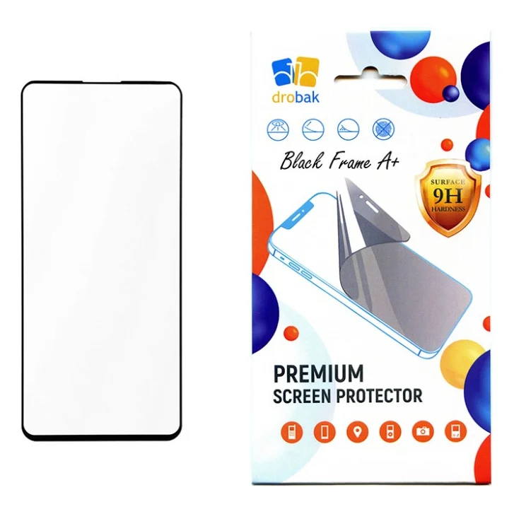 Скло захисне Drobak Samsung Galaxy S23 Black Frame A+ (505080) (505080)