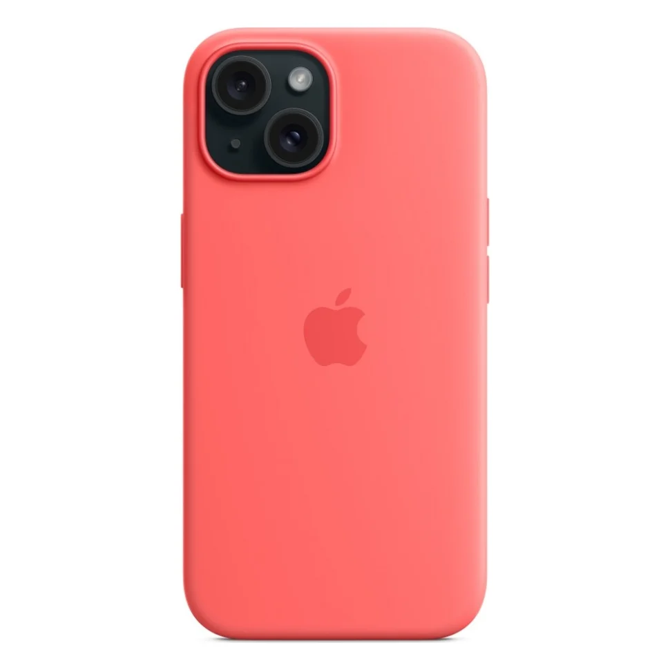 Чохол до мобільного телефона Apple iPhone 15 Silicone Case with MagSafe Guava (MT0V3ZM/A) — фото 5