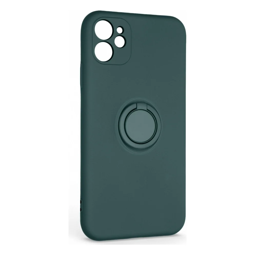 Чохол до мобільного телефона Armorstandart Icon Ring Apple iPhone 11 Dark Green (ARM68647)