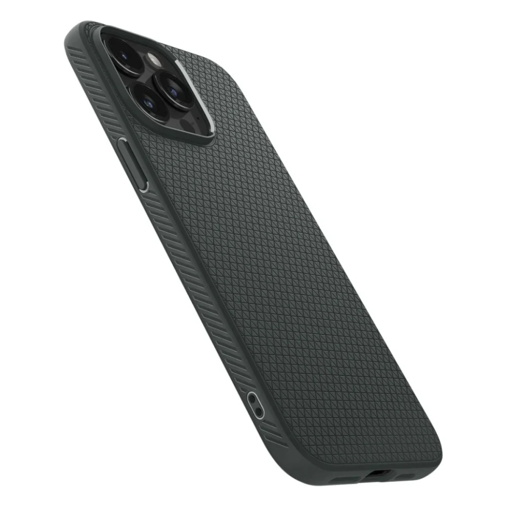 Чохол до мобільного телефона Spigen Apple iPhone 15 Pro Max Liquid Air Abyss Green (ACS06564) — фото 5