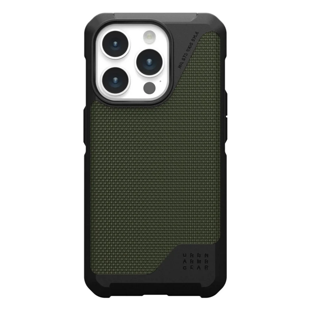 Чохол до мобільного телефона UAG Apple iPhone 15 Pro Max Metropolis LT Magsafe, Kevlar Olive (114297113972)