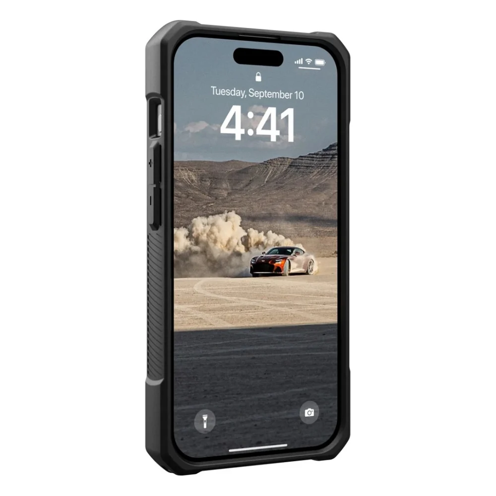 Чохол до мобільного телефона UAG Apple iPhone 15 Pro Max Monarch, Kevlar Elemental Green (11429811397B) — фото 6