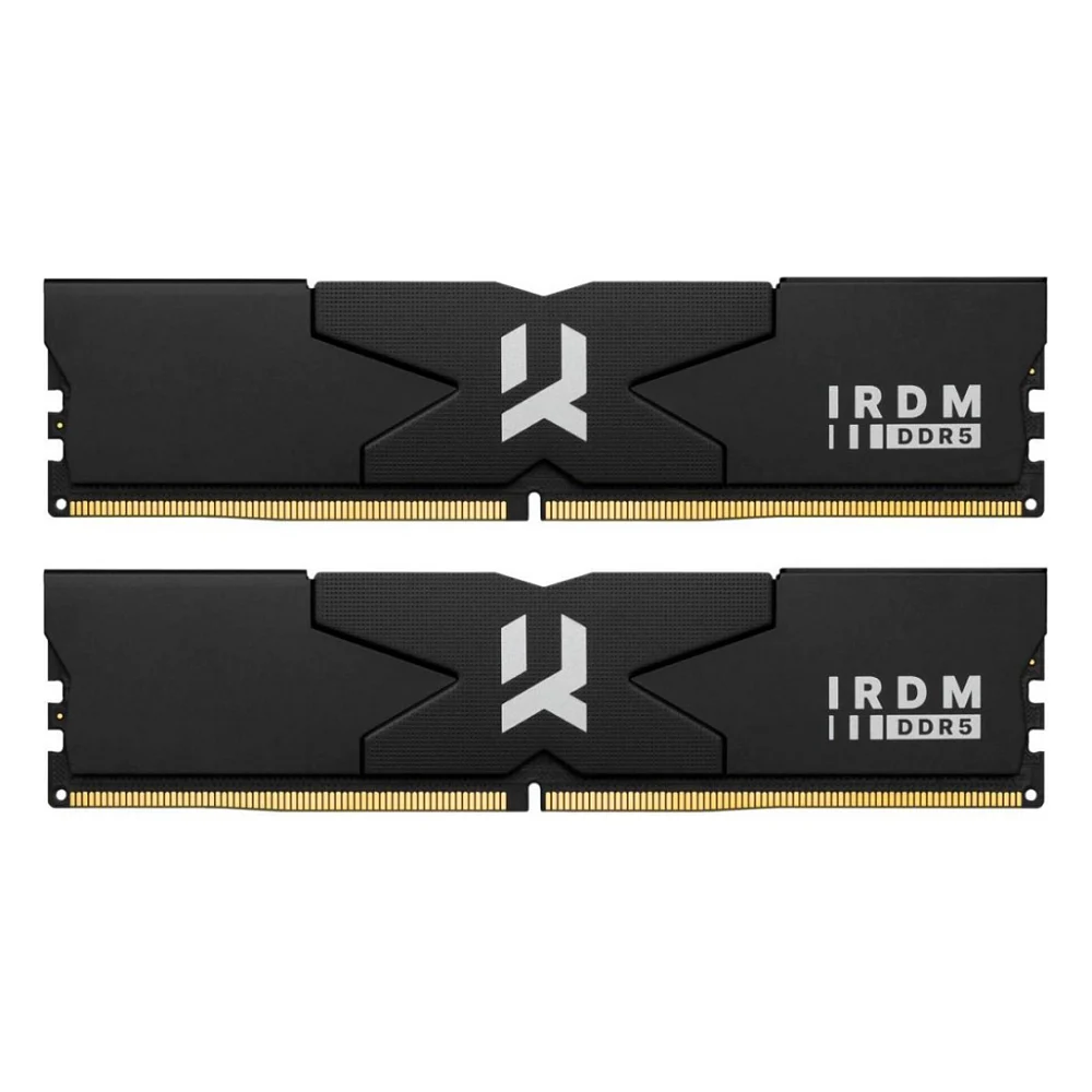 Модуль пам'яті для комп'ютера DDR5 64GB (2x32GB) 6400 MHz IRDM Black Goodram (IR-6400D564L32/64GDC)