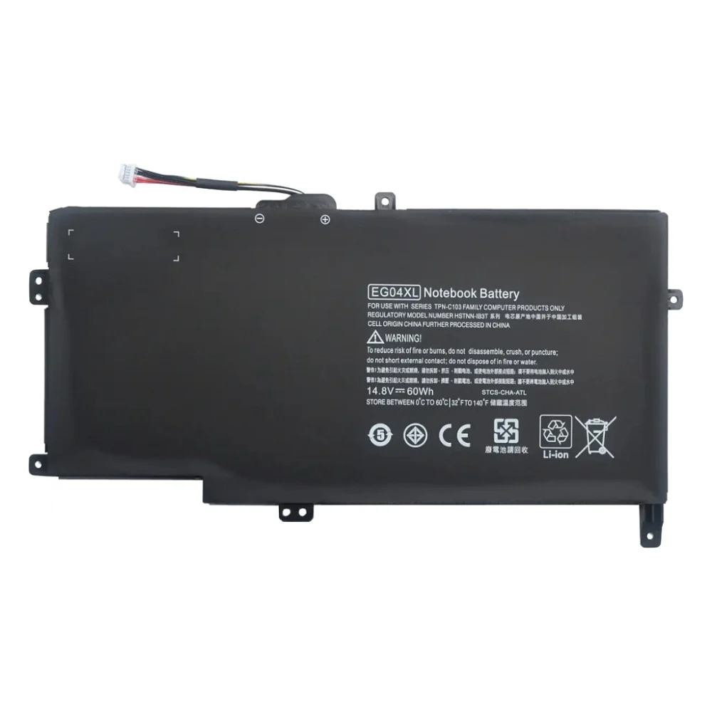 Акумулятор до ноутбука HP Envy 6-1000 EG04XL, 3900mAh (60Wh), 4cell, 14.8V, Li-ion AlSoft (A47780)