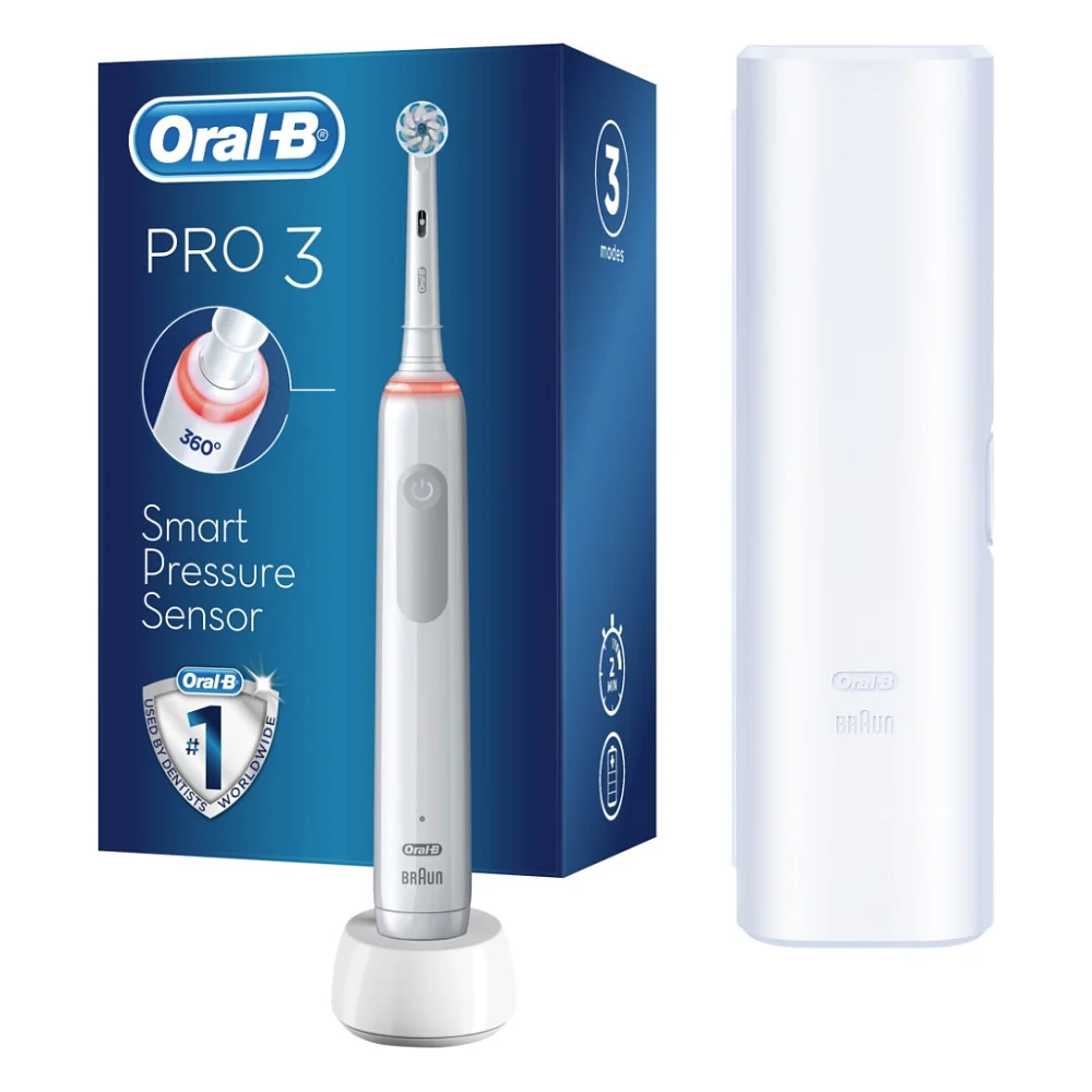 Електрична зубна щітка Oral-B Pro 3 3500 D505.513.3X WT (4210201395539)