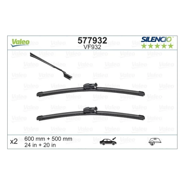 Щітка склоочисника Valeo 577932