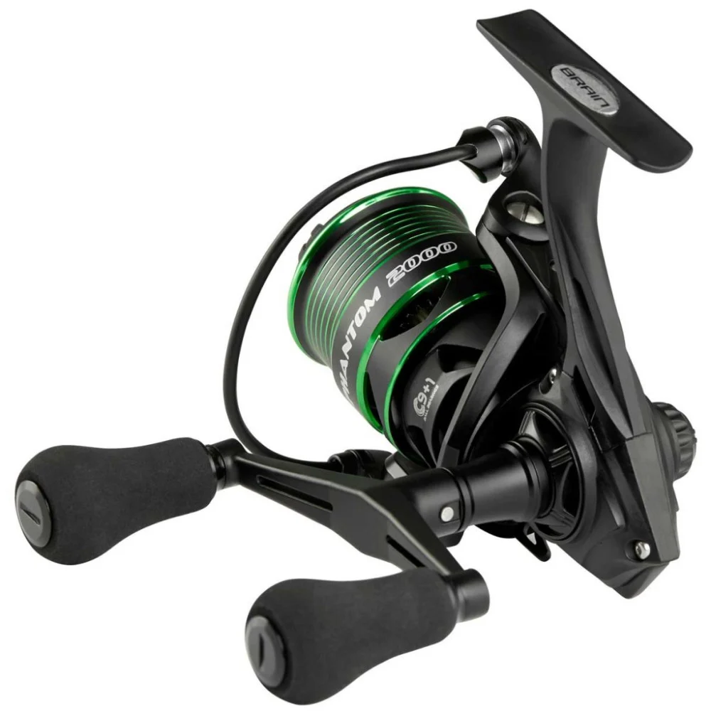 Котушка Brain fishing Phantom Match/Bolo Double Handle 1000 9+1BB 5.21 (1858.46.80) — фото 5